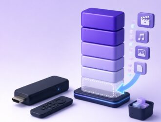 A streaming device with abstract storage blocks and a clear space-recovery path.
